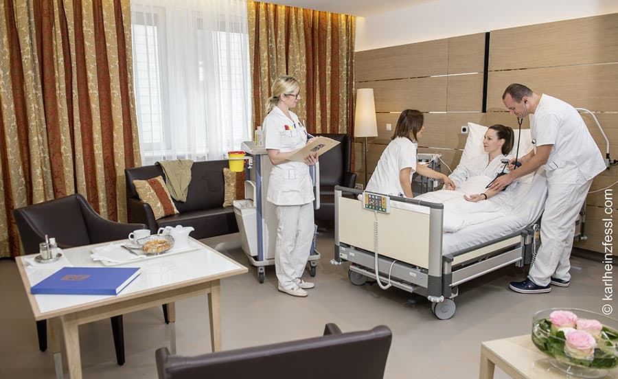 Wiener Privatklinik съчетава модерно лечение с атмосферата на луксозен хотел