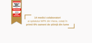 14 medici colaboratori ai spitalului WPK din Viena, cotați în primii 6% oameni de știință din lume