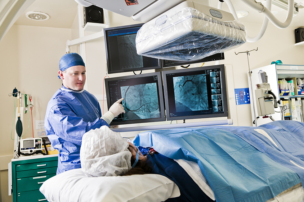 diagnose von herzerkrankunge herzkatheteruntersuchung